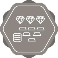 Treasure Line Icon vector