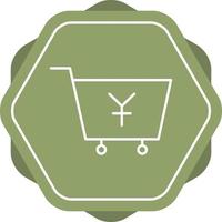 Cart Line Icon vector