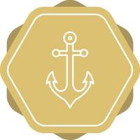 Anchor Line Icon vector