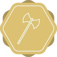 Axe Line Icon vector