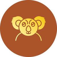 diseño de icono creativo de koala vector