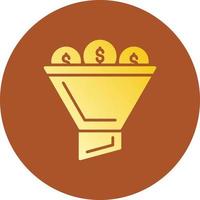 Funnel Creative Icon Design vector