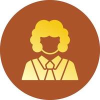 Judge Creative Icon Design vector