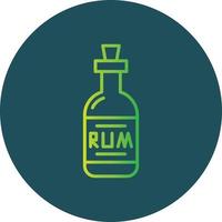 Rum Creative Icon Design vector