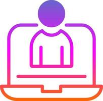 Virtual Assistant Vector Icon Design