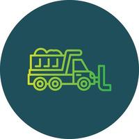 Snowplow Creative Icon Design vector