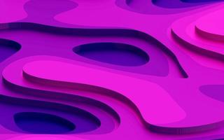 Colorful abstract background with round shape, layer pattern. 3D Render illustration. photo
