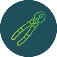 Joint Pliers Creative Icon Design vector