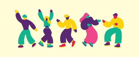 Dance Party Illustration vector