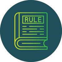 Rule Creative Icon Design vector