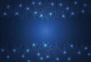 Abstract background with technology circuit board texture. Electronic motherboard illustration. Communication and engineering concept. Vector illustration