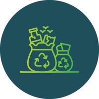 Garbage Creative Icon Design vector