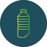 Water Bottle Creative Icon Design vector