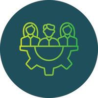 Workforce Creative Icon Design vector
