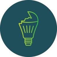 Light Bulb Creative Icon Design vector