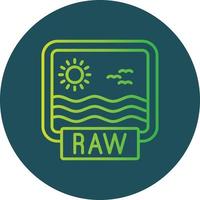 Raw Creative Icon Design vector