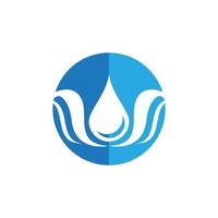 plantilla de logotipo de gota de agua vector