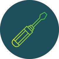 Screwdriver Creative Icon Design vector