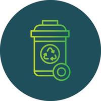 Recycle Bin Creative Icon Design vector
