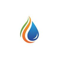 plantilla de logotipo de gota de agua vector