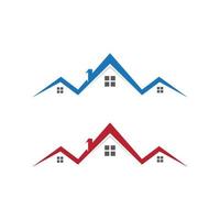 diseño de logotipos inmobiliarios, inmobiliarios y de construcción vector