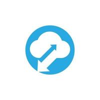 Cloud template vector