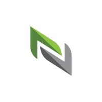 N Letter Logo Template vector