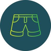 Shorts Creative Icon Design vector