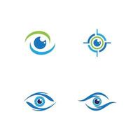 Eye Care vector logo design