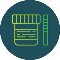 Urine Test Creative Icon Design vector