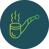 Pipe Cigar Creative Icon Design vector