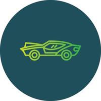 Sports Car Creative Icon Design vector