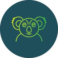 diseño de icono creativo de koala vector