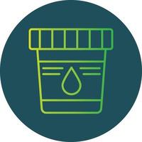 Urine Sample Creative Icon Design vector