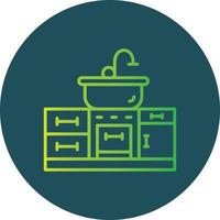 Cabinet Creative Icon Design vector