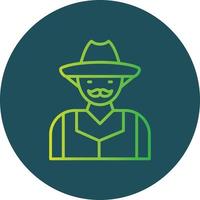 Farmer Creative Icon Design vector