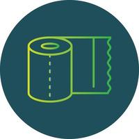 Tissue Roll Creative Icon Design vector