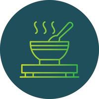 Hot Soup Creative Icon Design vector