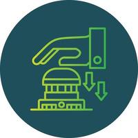 Emergency Button Creative Icon Design vector