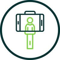 Vlogger Vector Icon Design