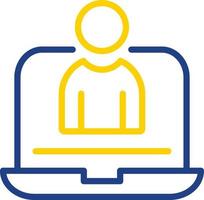 Virtual Assistant Vector Icon Design