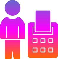Accountant Vector Icon Design