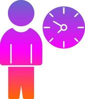 Time Management Vector Icon Design