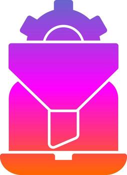 Conversion Rate Optimizer Vector Icon Design