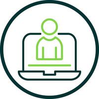 Virtual Assistant Vector Icon Design