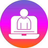 Virtual Assistant Vector Icon Design