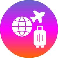 Travel Insurance Vector Icon Design