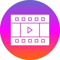 Video Editor Vector Icon Design