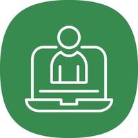 Virtual Assistant Vector Icon Design