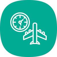 Jet Lag Vector Icon Design